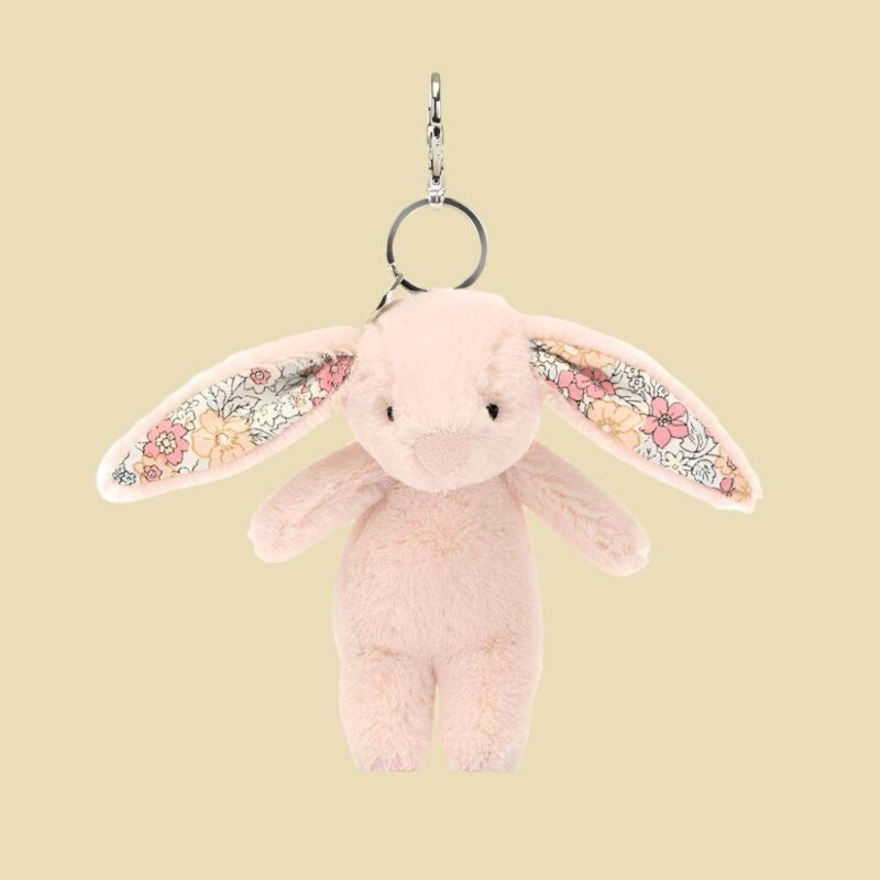 Blossom Blush Bunny Bag Charm